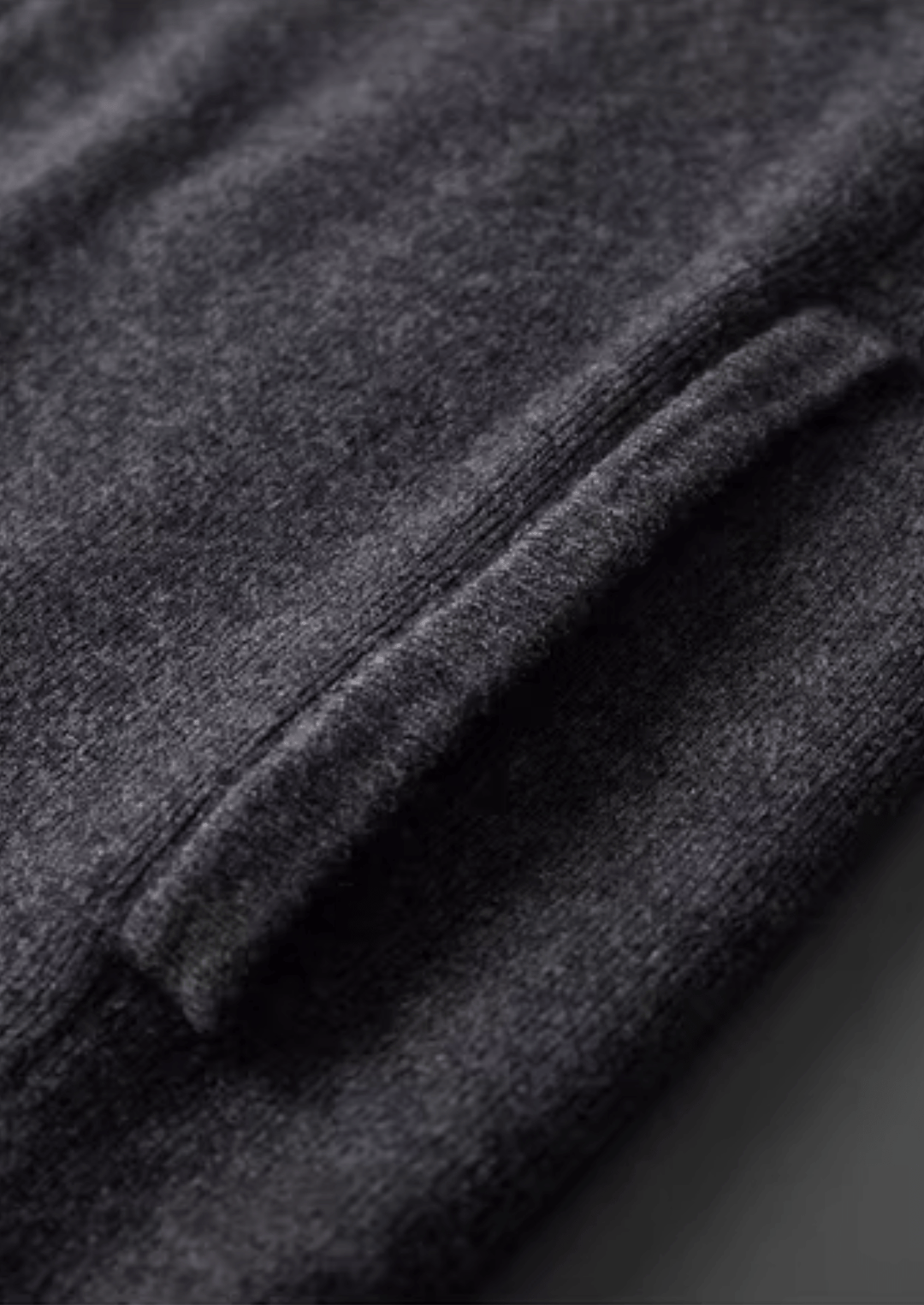 WOOL RIBBED POLO CARDIGAN