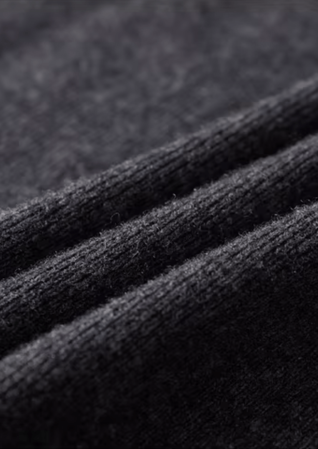 WOOL RIBBED POLO CARDIGAN